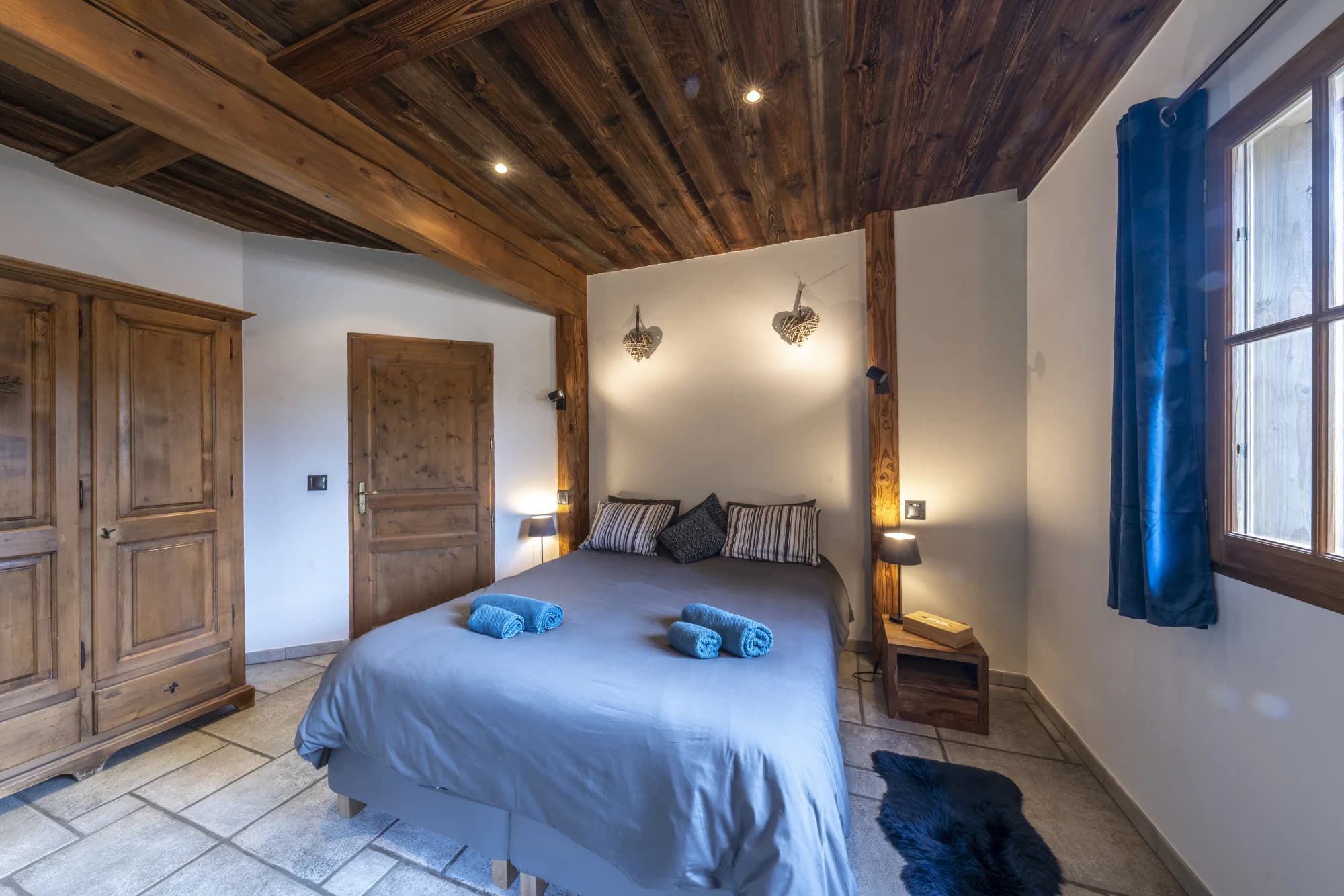 Chambre RDC - style alpin