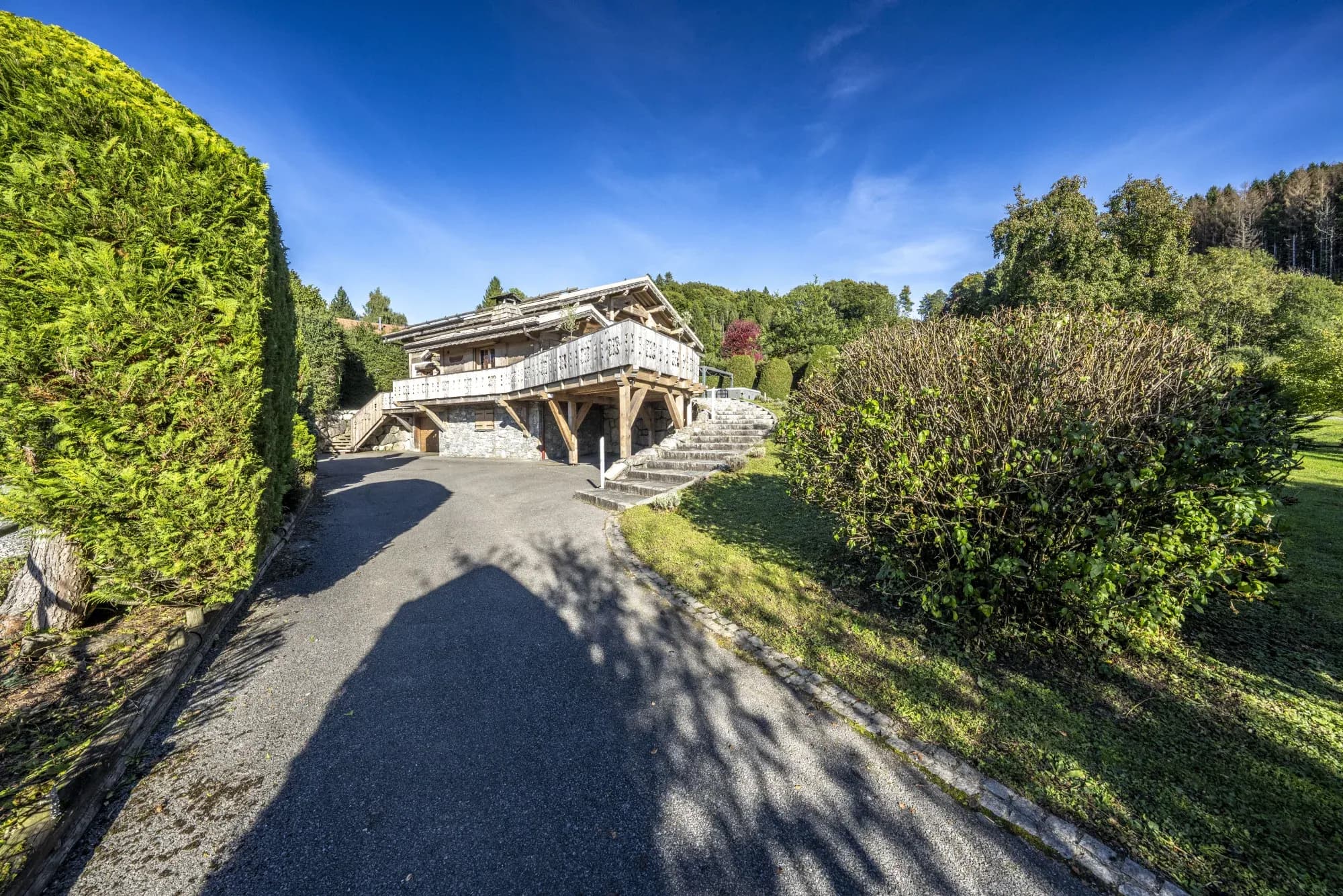 Détails bois du chalet