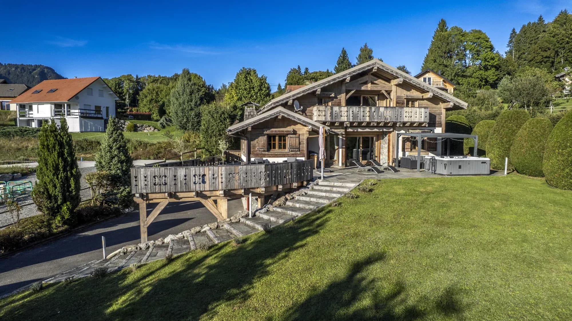 Vue d'ensemble du chalet